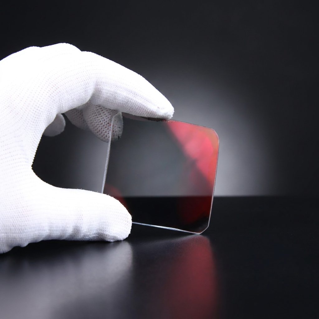 0.5 mm Fused Silica Plano-convex Lens, AR Coated