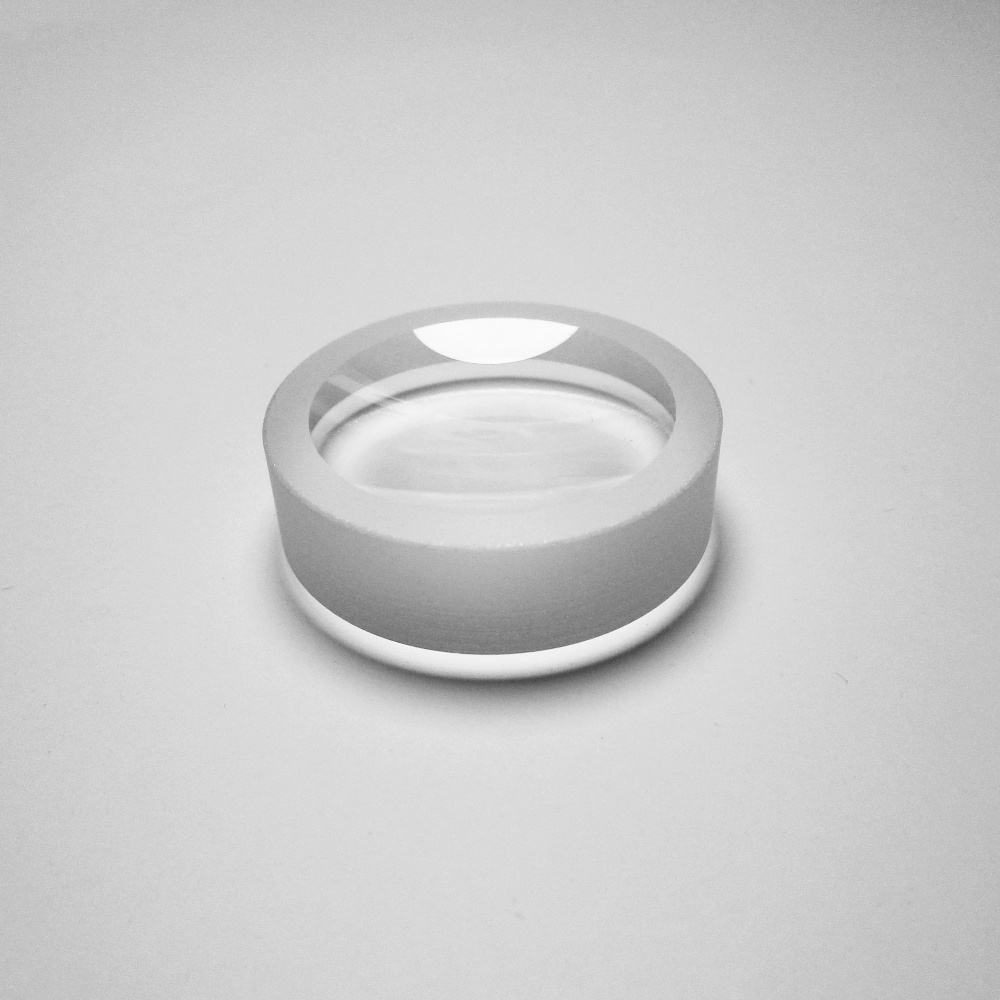 0.6 mm Fused Silica Plano-convex Lens, AR Coated — image 1