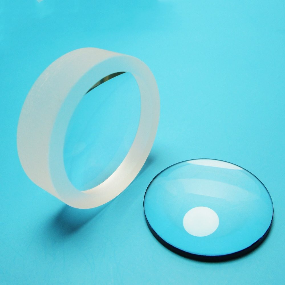 0.6 mm Fused Silica Plano-convex Lens, AR Coated — image 1