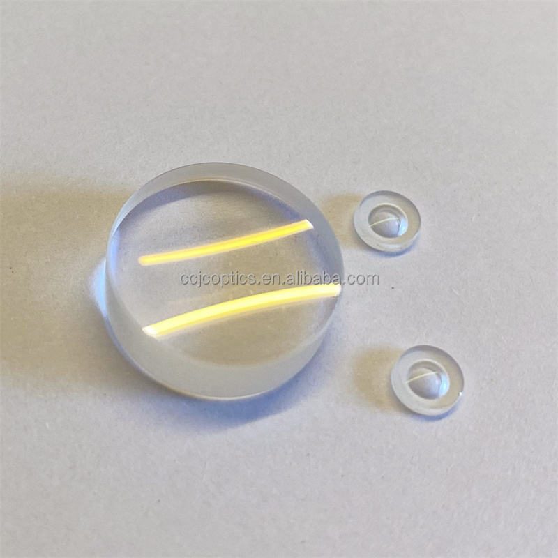 0.6 mm Fused Silica Plano-convex Lens, AR Coated — image 1