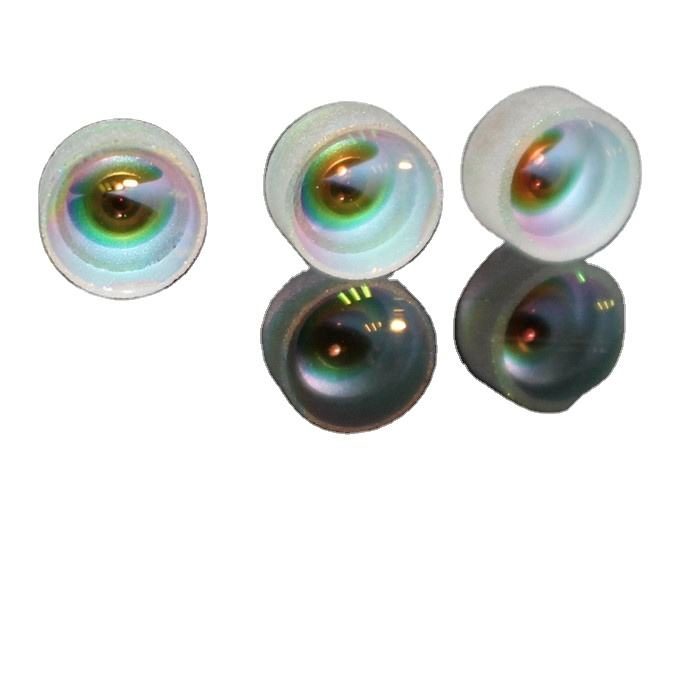 0.1 mm Fused Silica Plano-convex Lens, AR Coated