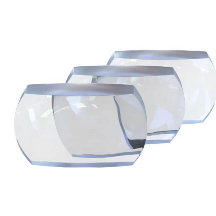 1x500 mm Fused Silica Plano-convex Lens, AR Coated — image 1