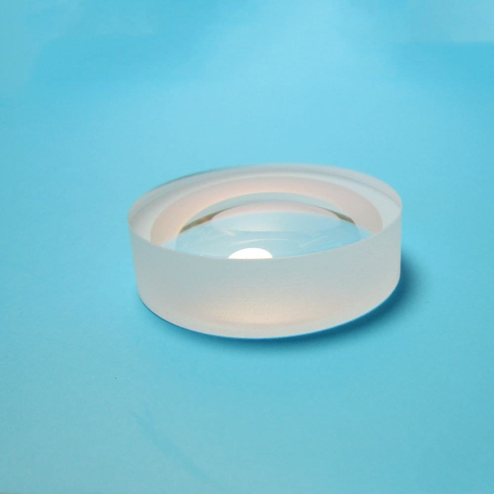 1 mm Fused Silica Plano-convex Lens, AR Coated — image 1