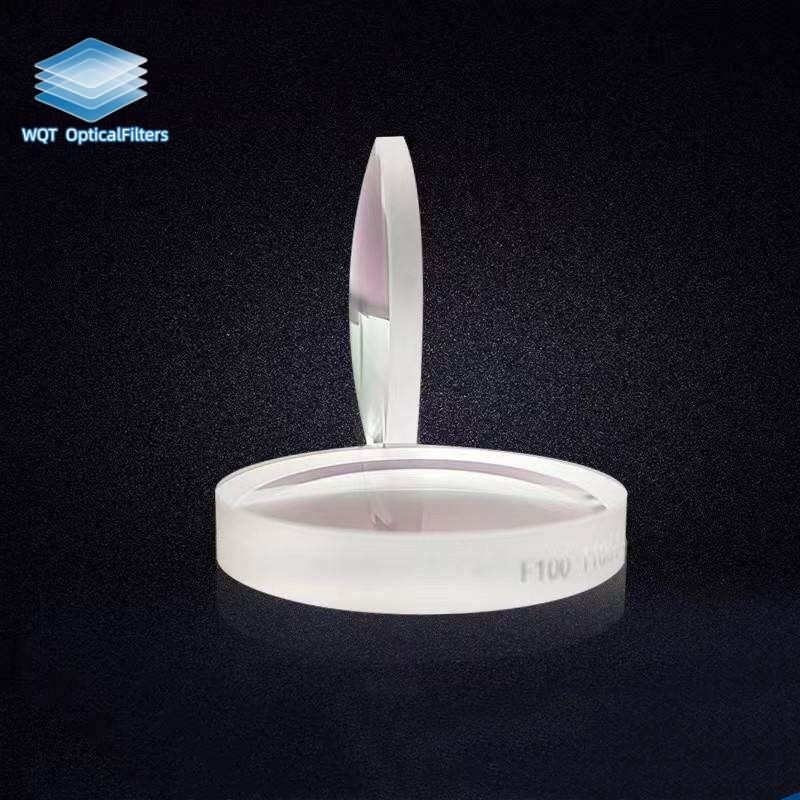 20 mm Fused Silica Plano-convex Lens, AR Coated — image 1