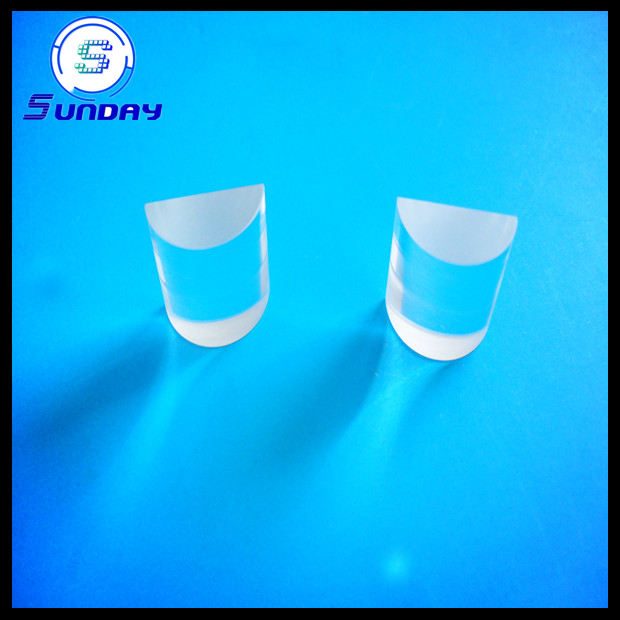 3x12.7 mm Fused Silica Plano-convex Lens, AR Coated — image 1