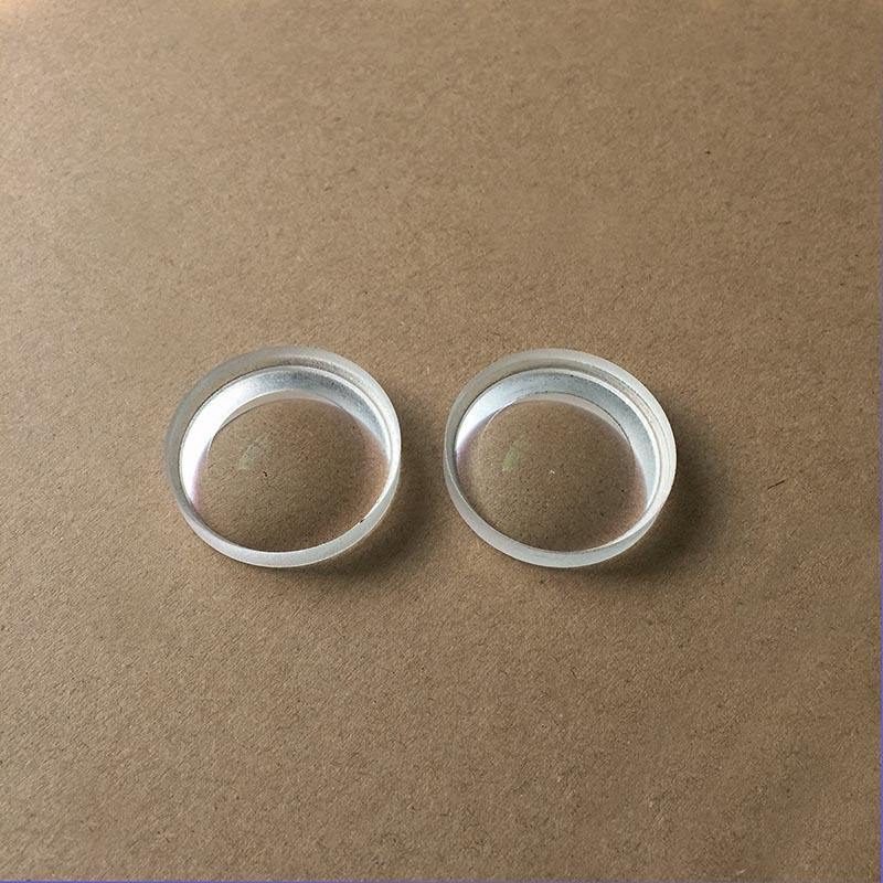 3 mm Fused Silica Plano-convex Lens, AR Coated — image 1