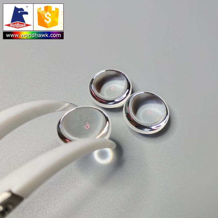 3 mm Fused Silica Plano-convex Lens, AR Coated — image 1