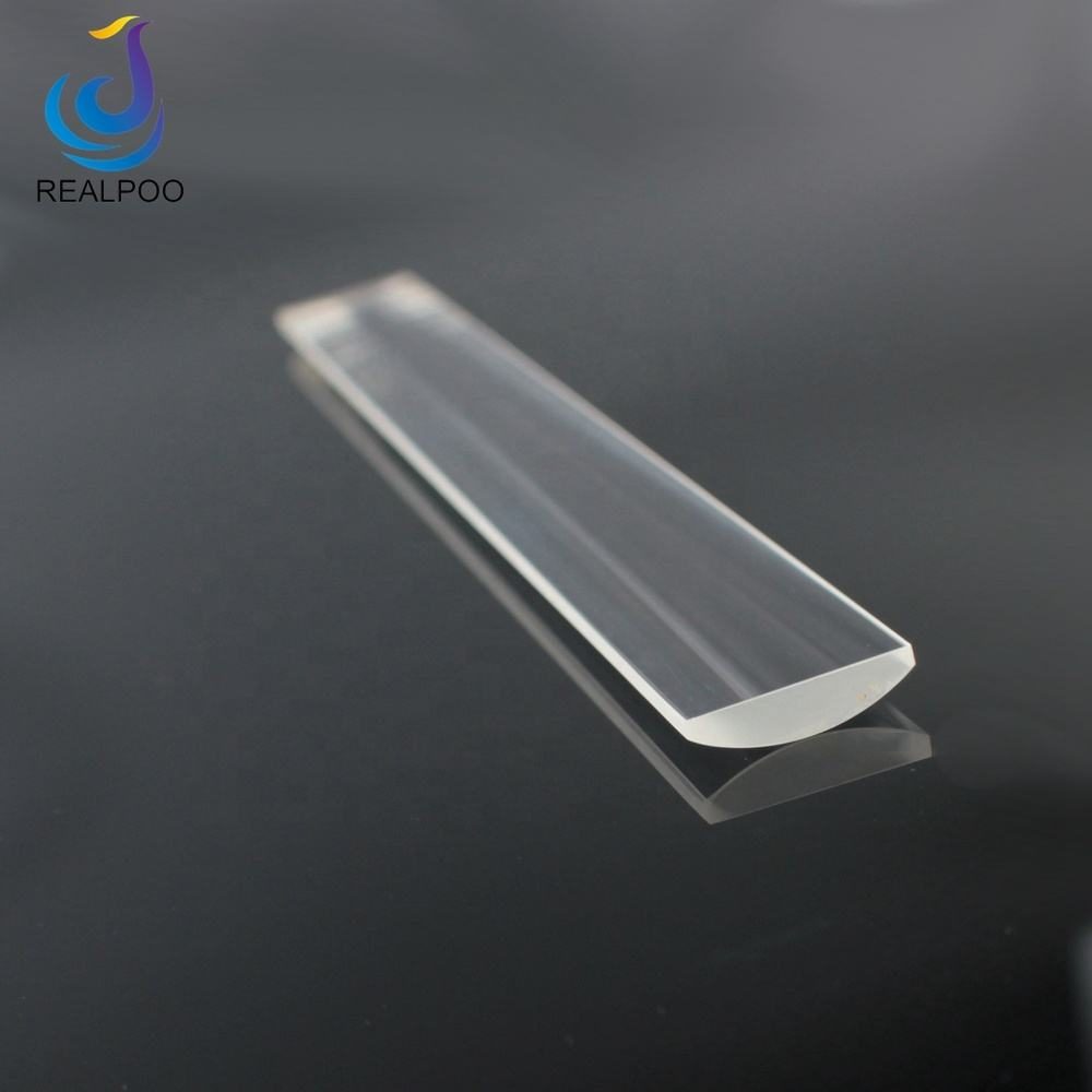 Custom Size Fused Silica Plano-convex Lens, AR Coated — image 1