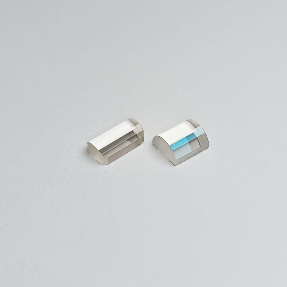Custom Size Fused Silica Plano-convex Lens, AR Coated — image 1