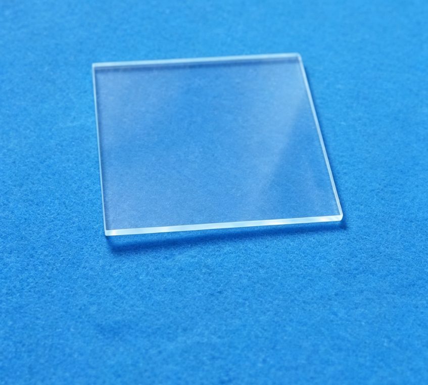 1 mm Fused Silica Rectangle Optical Window, AR Coated — image 1