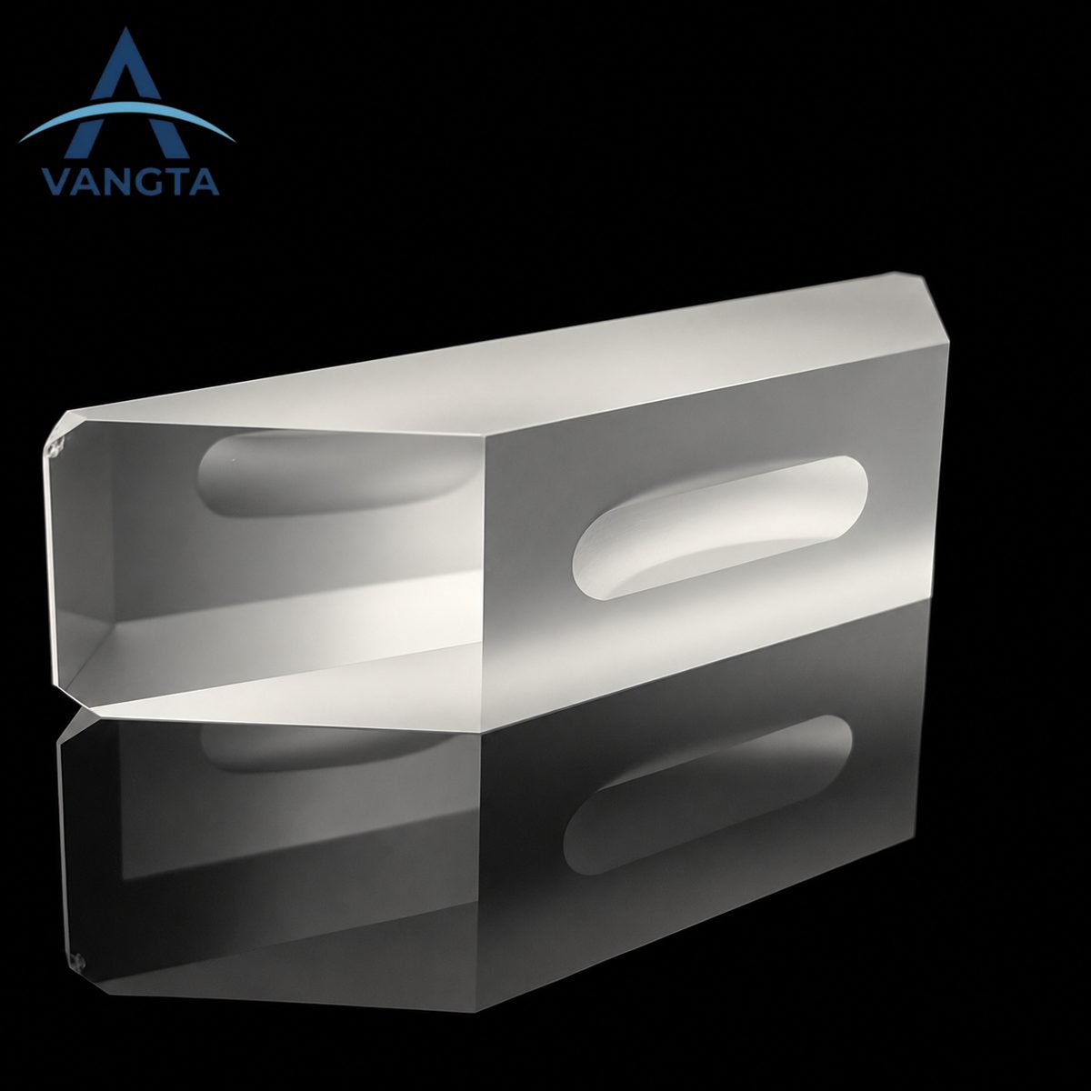 Custom Size Fused Silica Right-angle Optical Prism — image 1