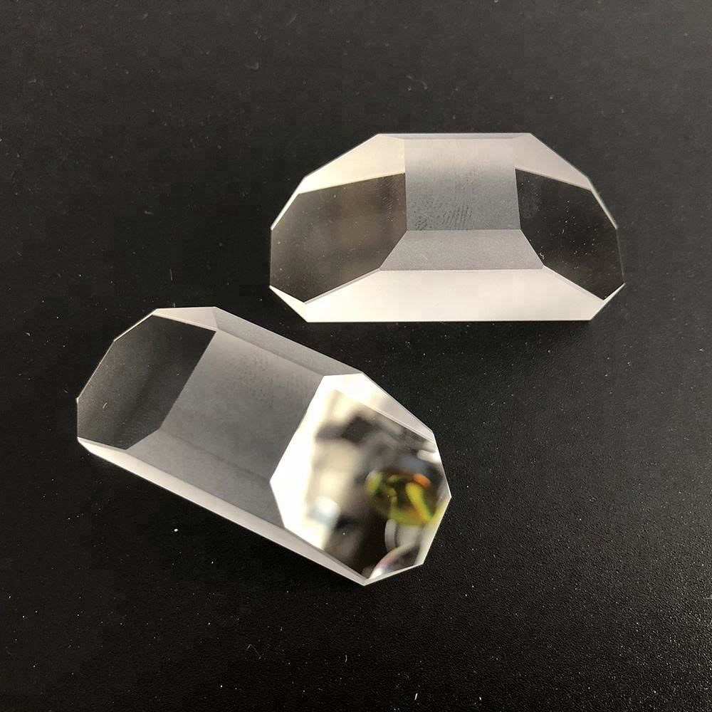 Custom Size Fused Silica Roof Optical Prism, AR Coated — image 1
