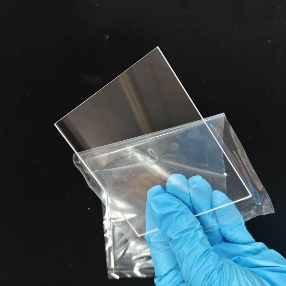 Custom Size Fused Silica Round Beamsplitter — image 1