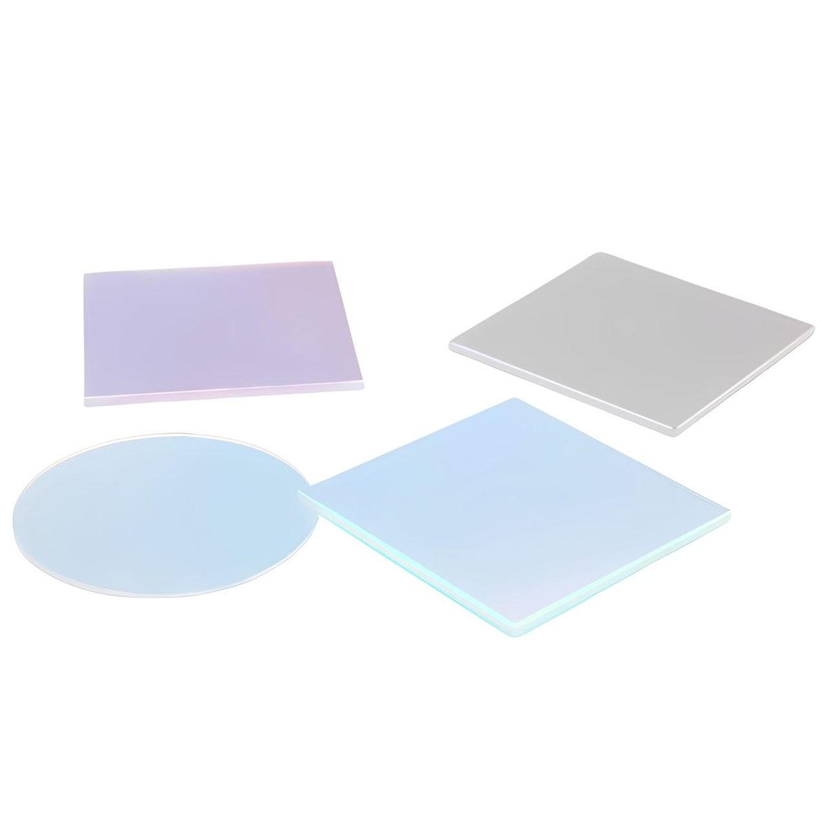 Custom Size Fused Silica Round Optical Filter — image 1