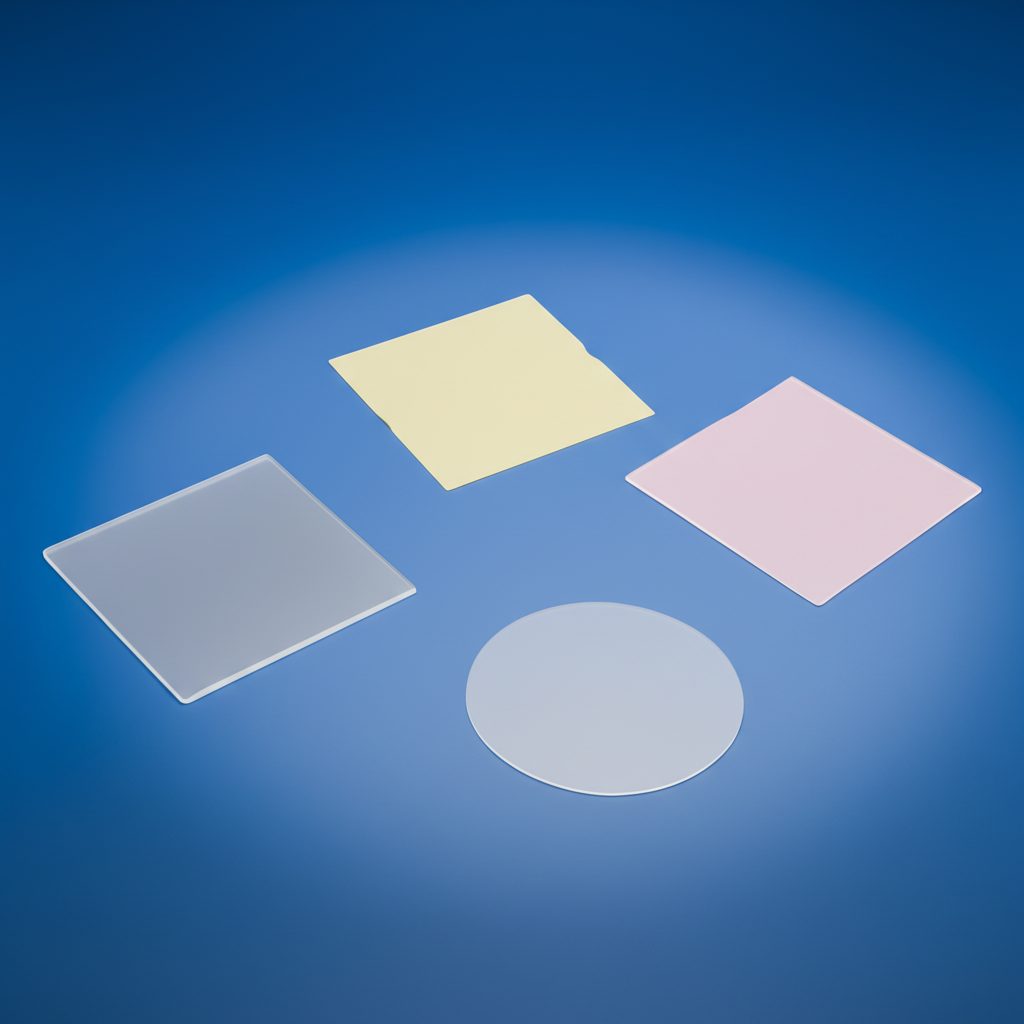 Custom Size Fused Silica Round Optical Filter — image 1