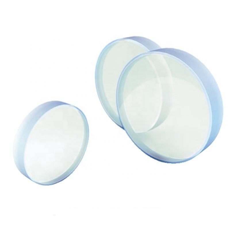 0.1x1 mm Fused Silica Round Optical Window, AR Coated