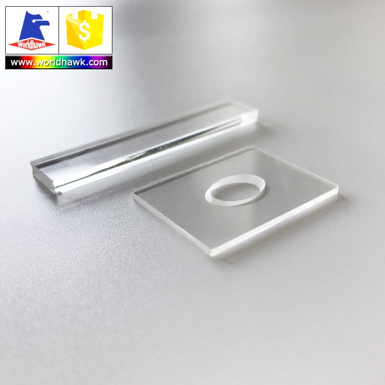 100x10 mm Fused Silica Round Optical Window, AR Coated — image 1