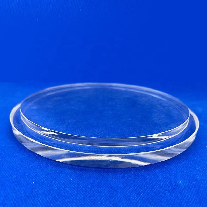 10x0.1 mm Fused Silica Round Optical Window — image 1
