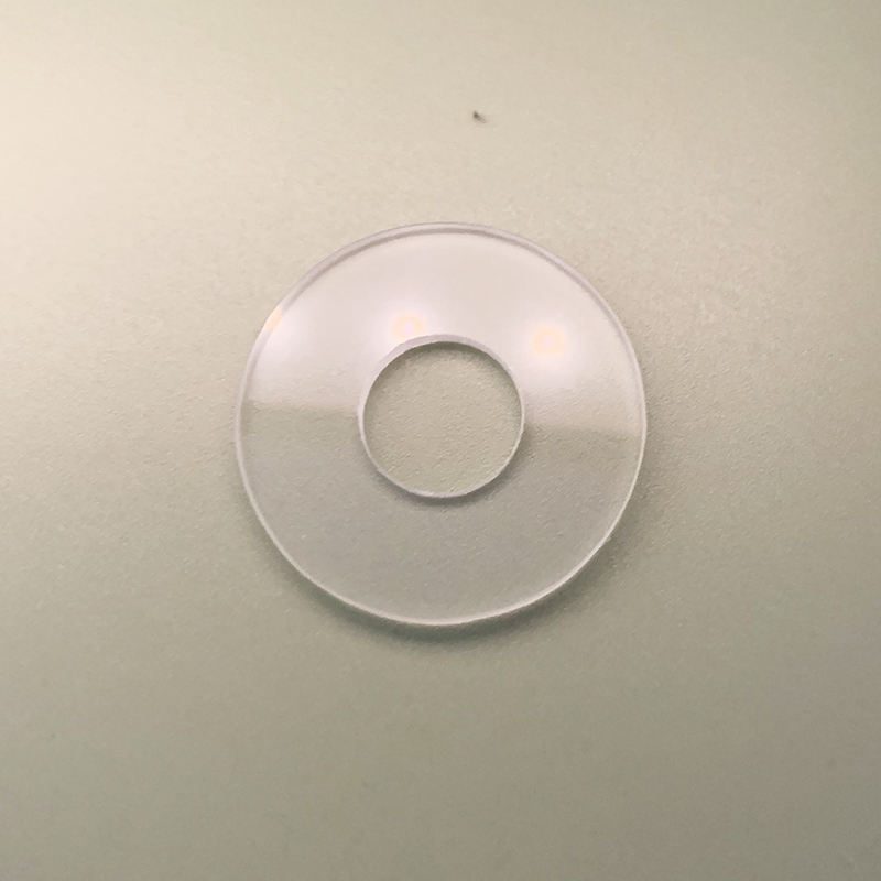 1 mm Fused Silica Round Optical Window, AR Coated — image 1