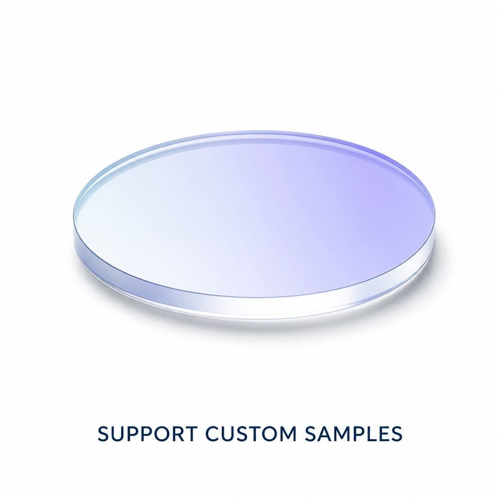 1 mm Fused Silica Round Optical Window, AR Coated — image 1