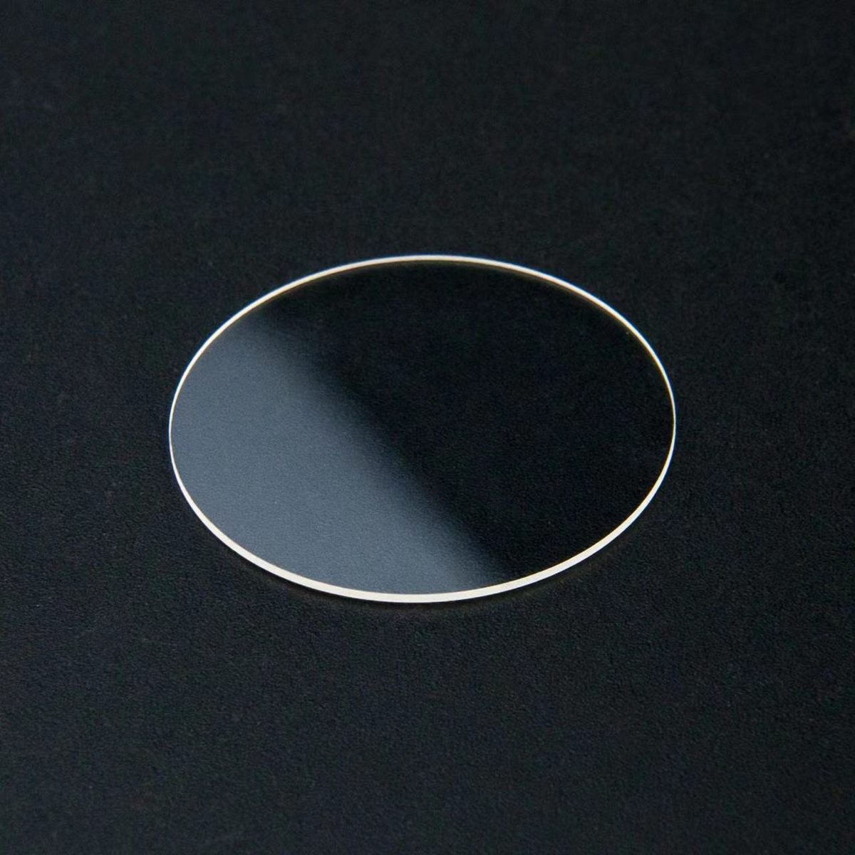 1 mm Fused Silica Round Optical Window — image 1