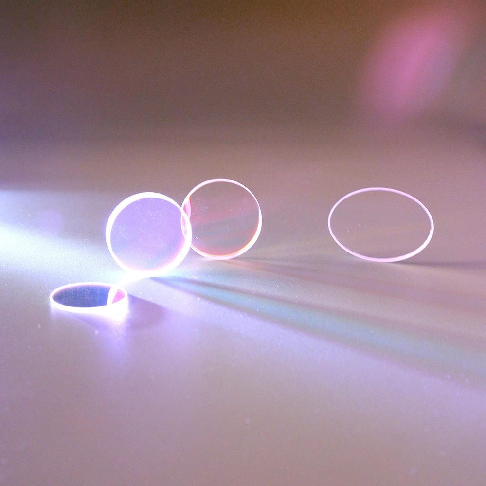 20x1 mm Fused Silica Round Optical Window, AR Coated — image 1