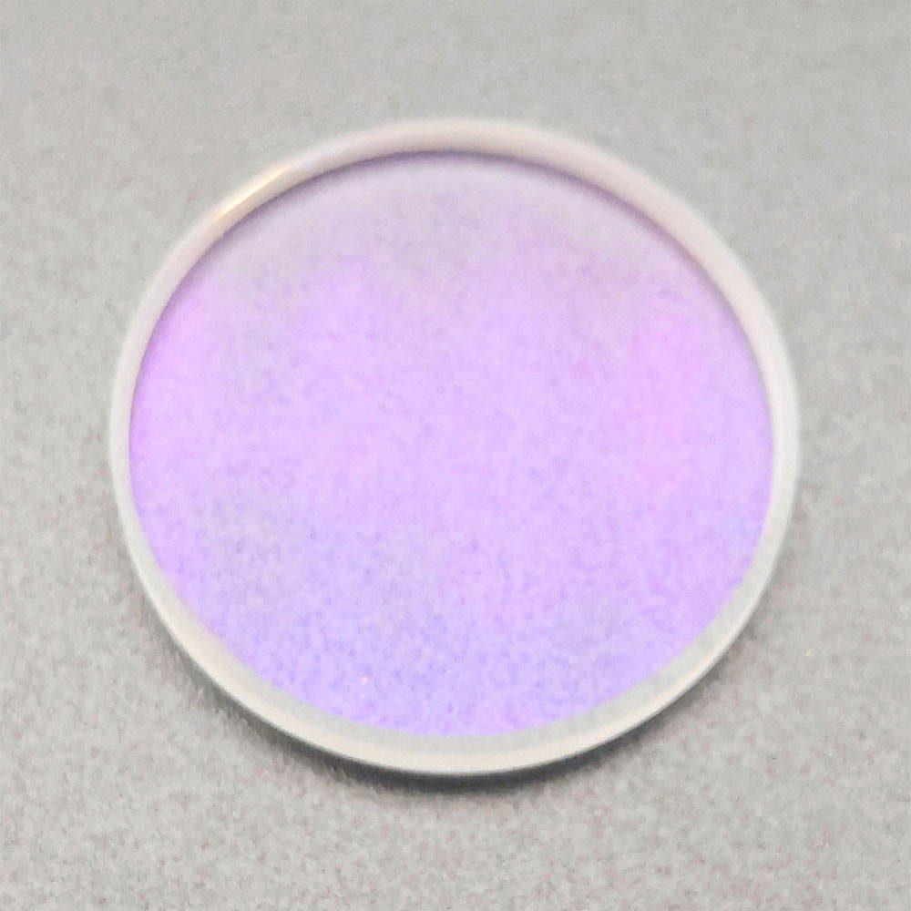 30x5 mm Fused Silica Round Optical Window, AR Coated — image 1