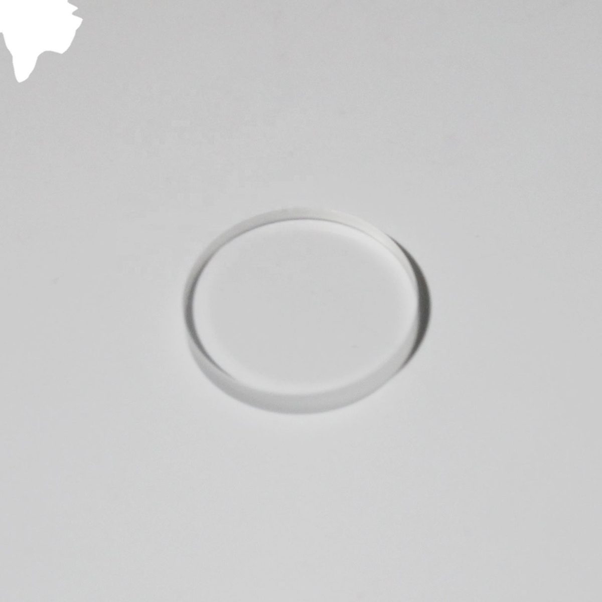 3x0.1 mm Fused Silica Round Optical Window, AR Coated — image 1