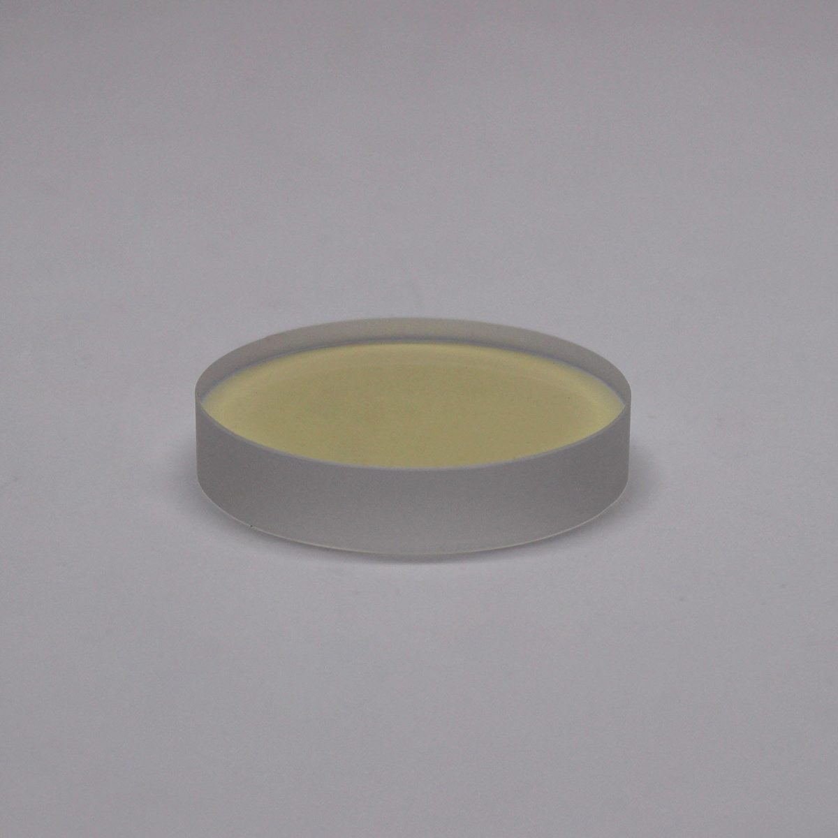 3x0.1 mm Fused Silica Round Optical Window, AR Coated — image 1