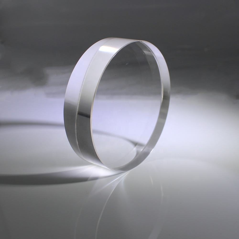 3x0.1 mm Fused Silica Round Optical Window, AR Coated — image 1