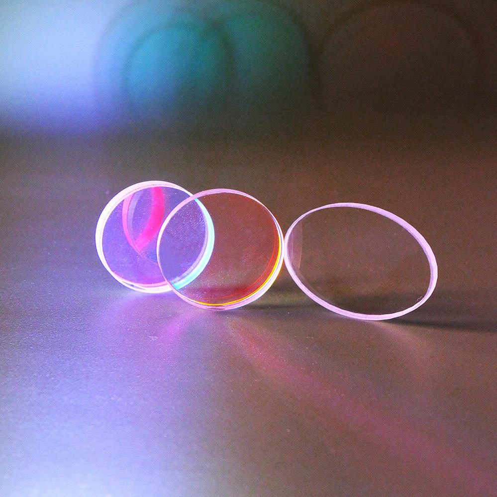 3 mm Fused Silica Round Optical Window, AR Coated — image 1