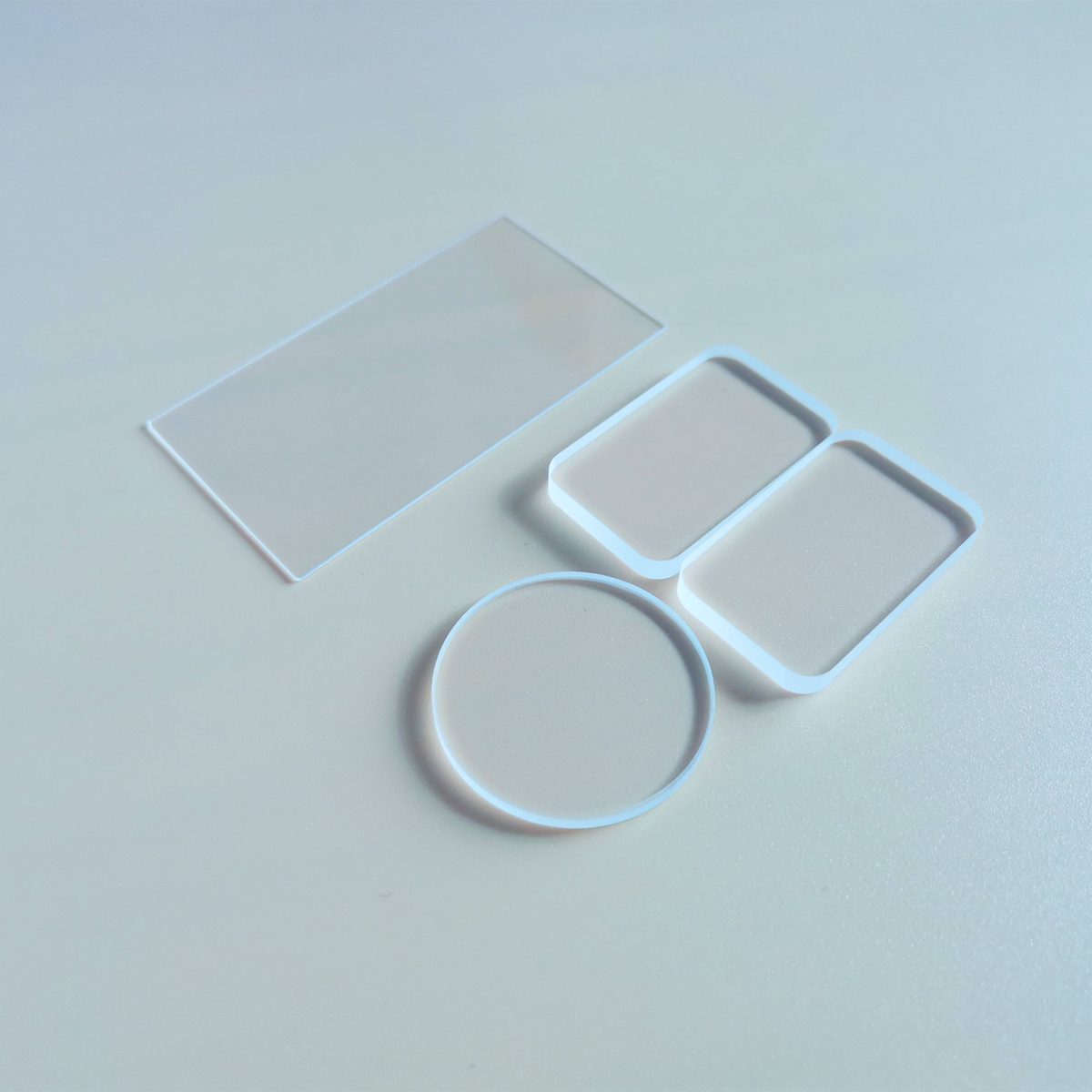 3 mm Fused Silica Round Optical Window, AR Coated — image 1