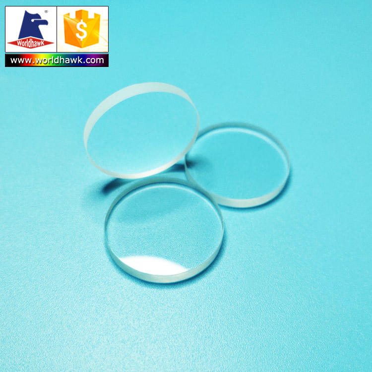 50x10 mm Fused Silica Round Optical Window, AR Coated — image 1