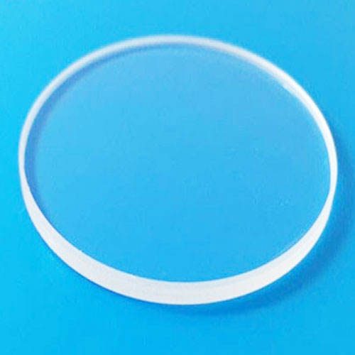 5x0.5 mm Fused Silica Round Optical Window, AR Coated — image 1