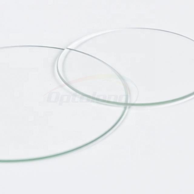 5x0.3 mm Fused Silica Round Optical Window, AR Coated — image 1