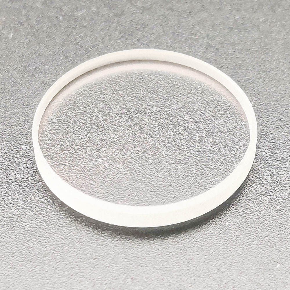 5x1 mm Fused Silica Round Optical Window, AR Coated — image 1