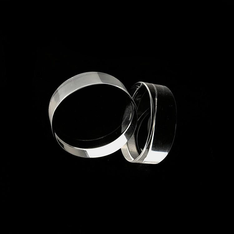 5x5 mm Fused Silica Round Optical Window — image 1