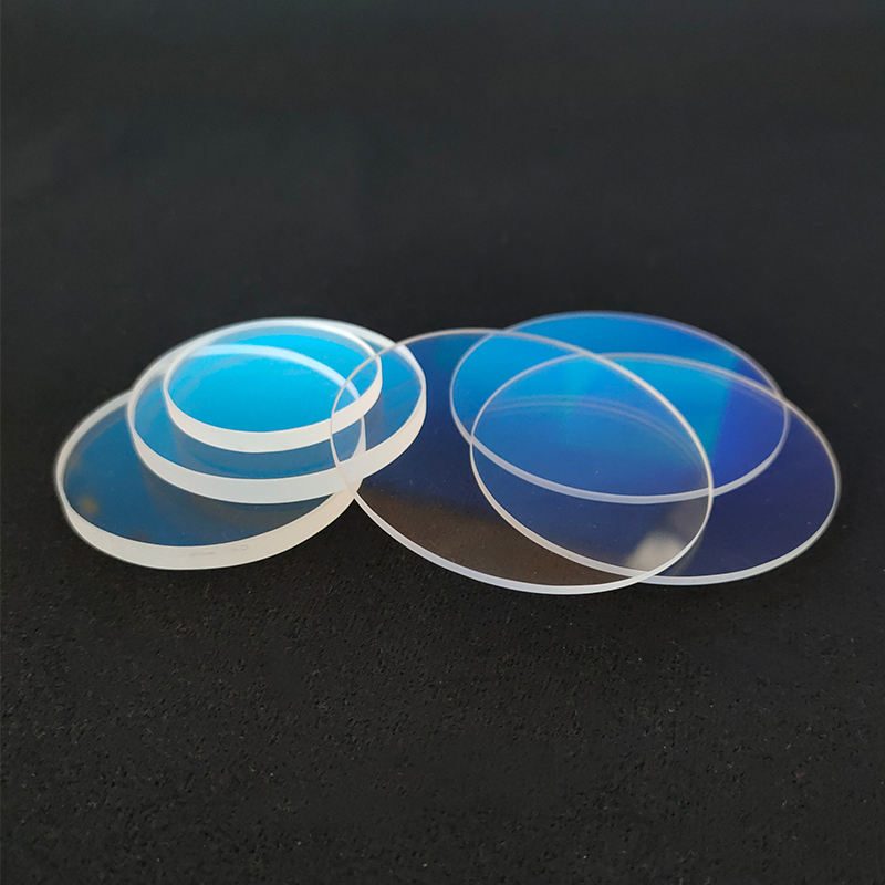 Custom Size Fused Silica Round Optical Window, AR Coated — image 1