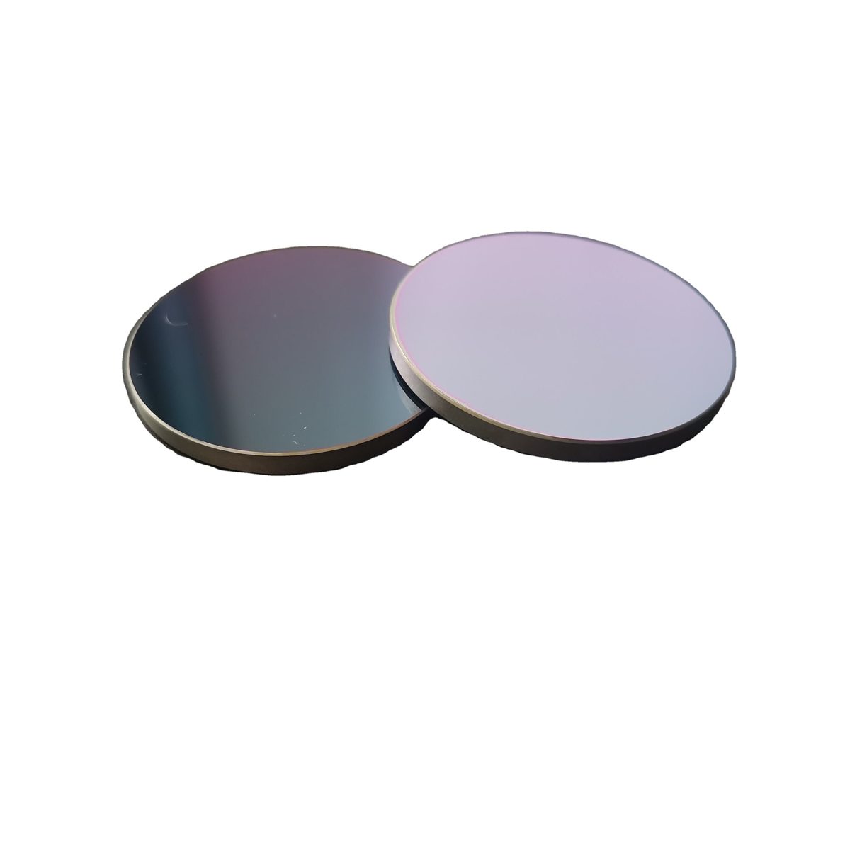 Custom Size Fused Silica Round Optical Window, AR Coated — image 1