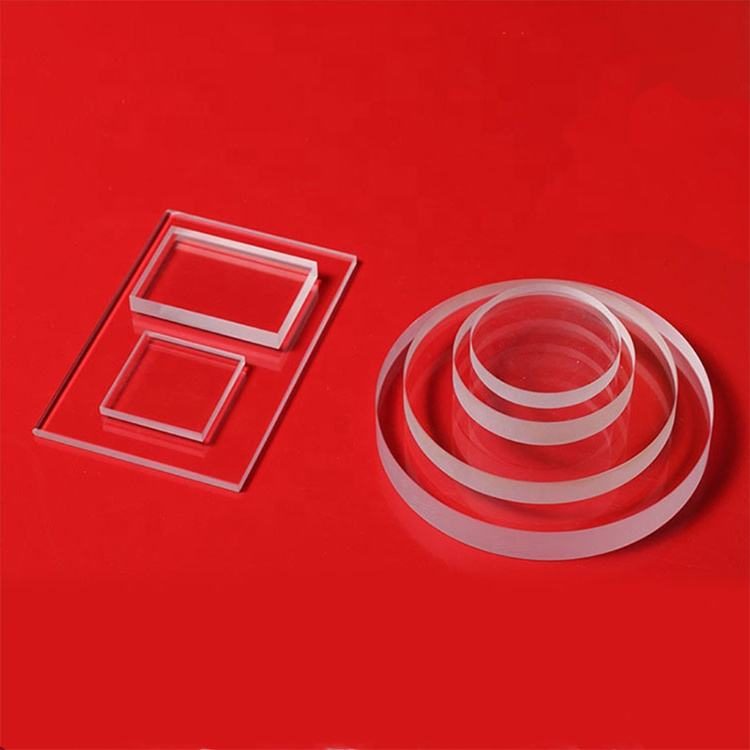 Custom Size Fused Silica Round Optical Window — image 1