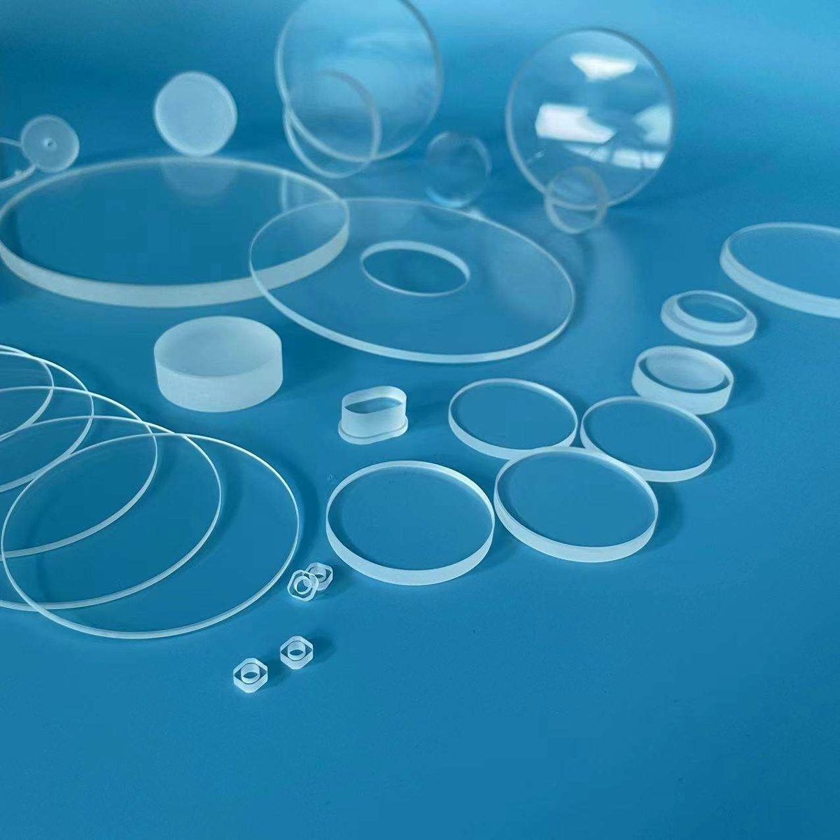 Custom Size Fused Silica Round Optical Window — image 1