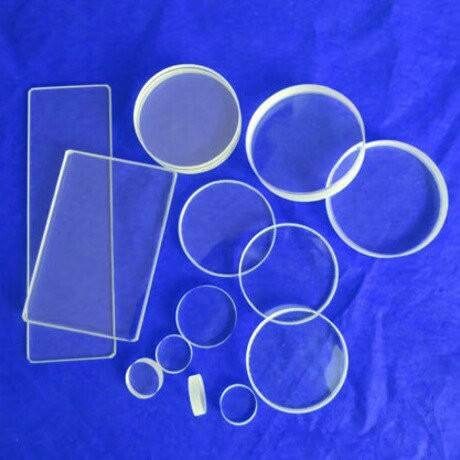 Custom Size Fused Silica Round Optical Window — image 1