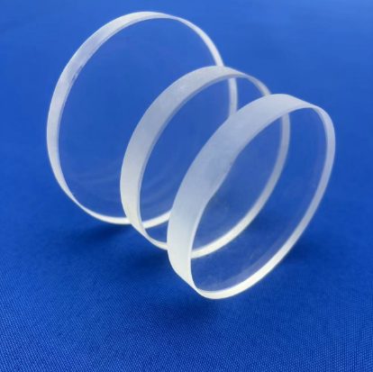 Custom Size Fused Silica Round Optical Window — image 1