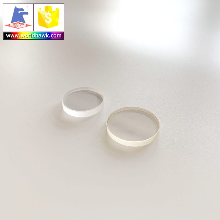 Custom Size Fused Silica Round Optical Window, AR Coated — image 1