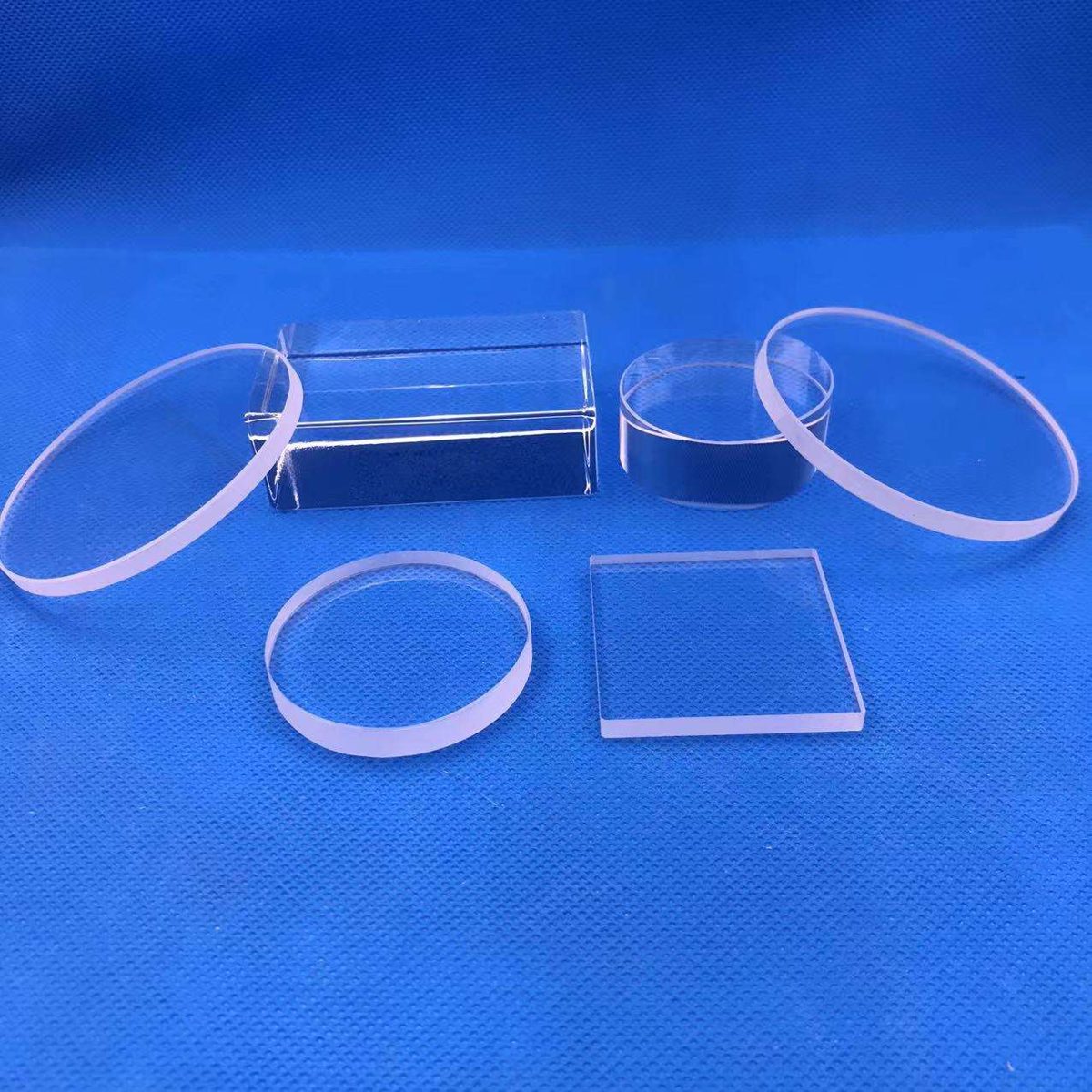 Custom Size Fused Silica Round Optical Window — image 1