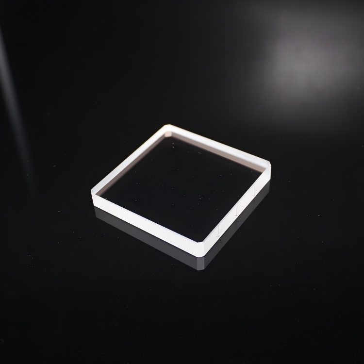 5 mm Fused Silica Square Optical Window, AR Coated — image 1