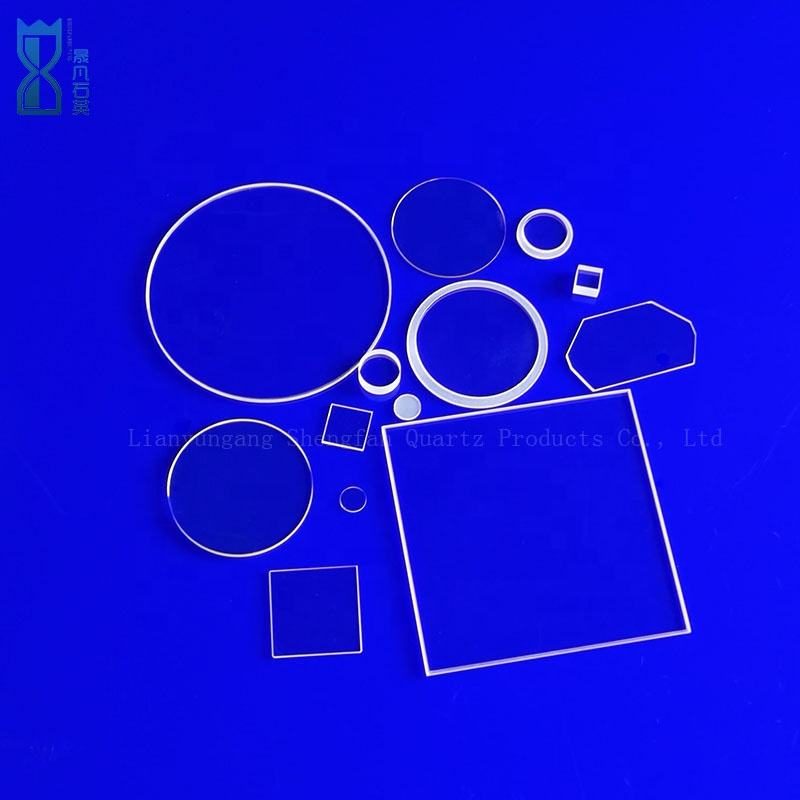 Custom Size Fused Silica Square Optical Window — image 1
