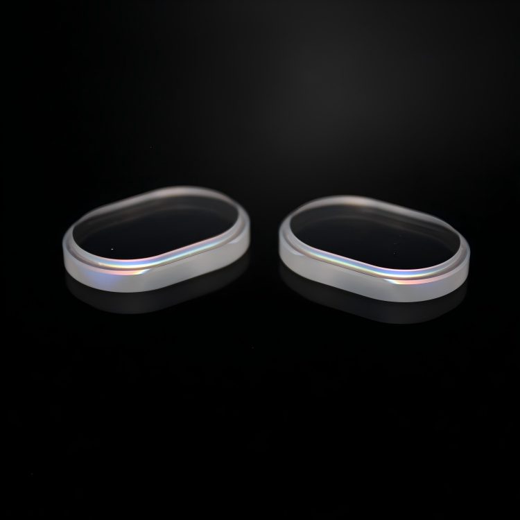5 mm Fused Silica Step Optical Window, AR Coated — image 1