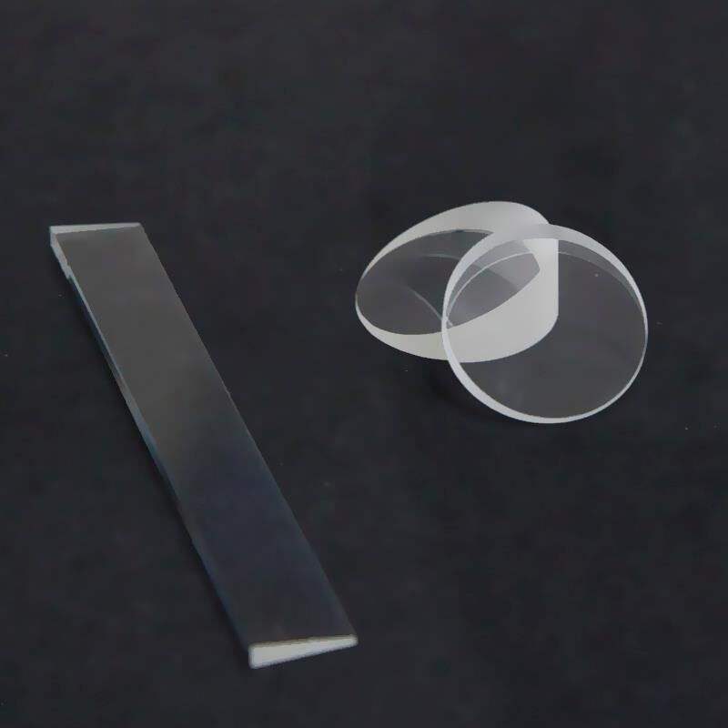 Custom Size Fused Silica Wedge Optical Prism, AR Coated — image 1