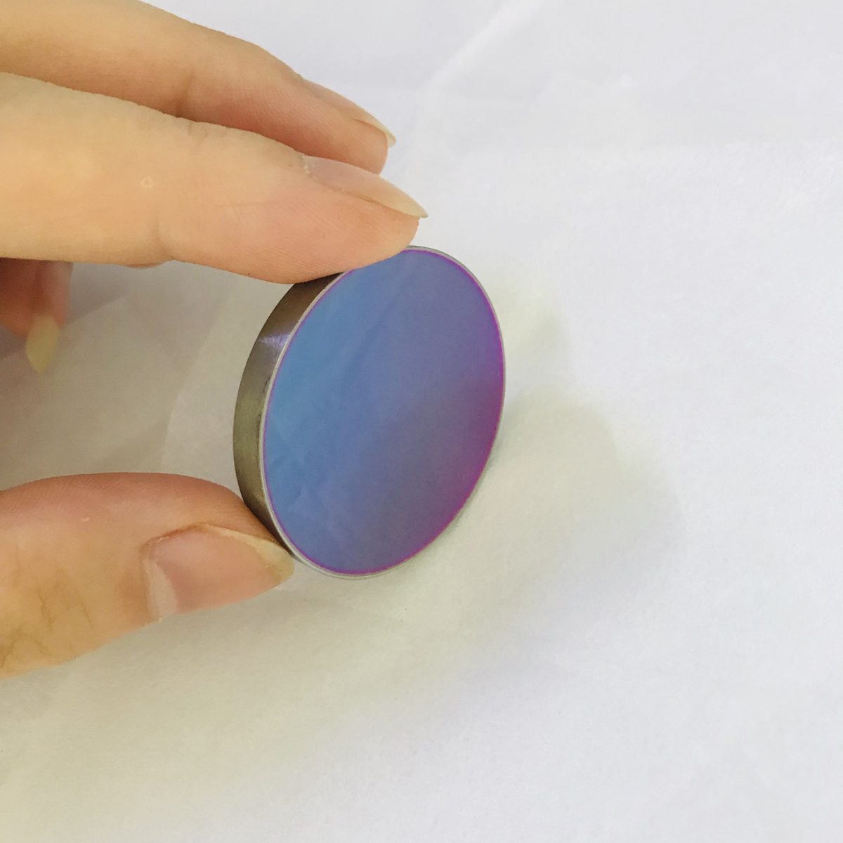 3 mm Germanium Meniscus Lens, AR Coated — image 1